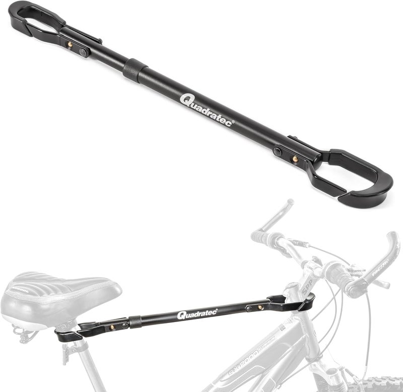 Quadratec Adjustable Bike Bar Adapter for Bike Rack - Bike Rack Accessories Bike Bar Bike Rack Crossbar Adapter Bike Rack Top Tube Adapter Bicycle Bar for Bike Rack - Adjust from 23.5 to 31.5 inches - Image 1